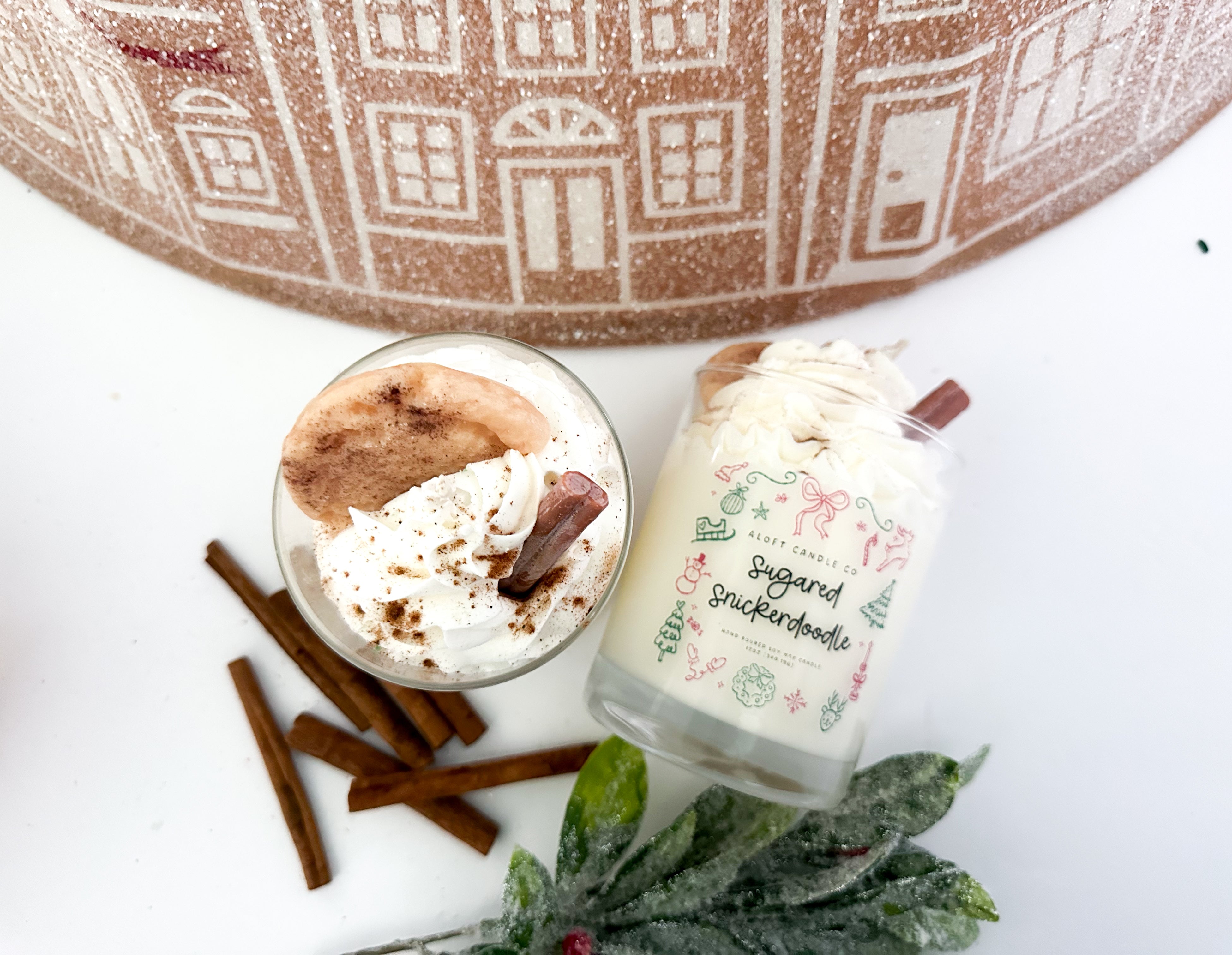 Sugared Snickerdoodle 12oz Handmade Soy Candle