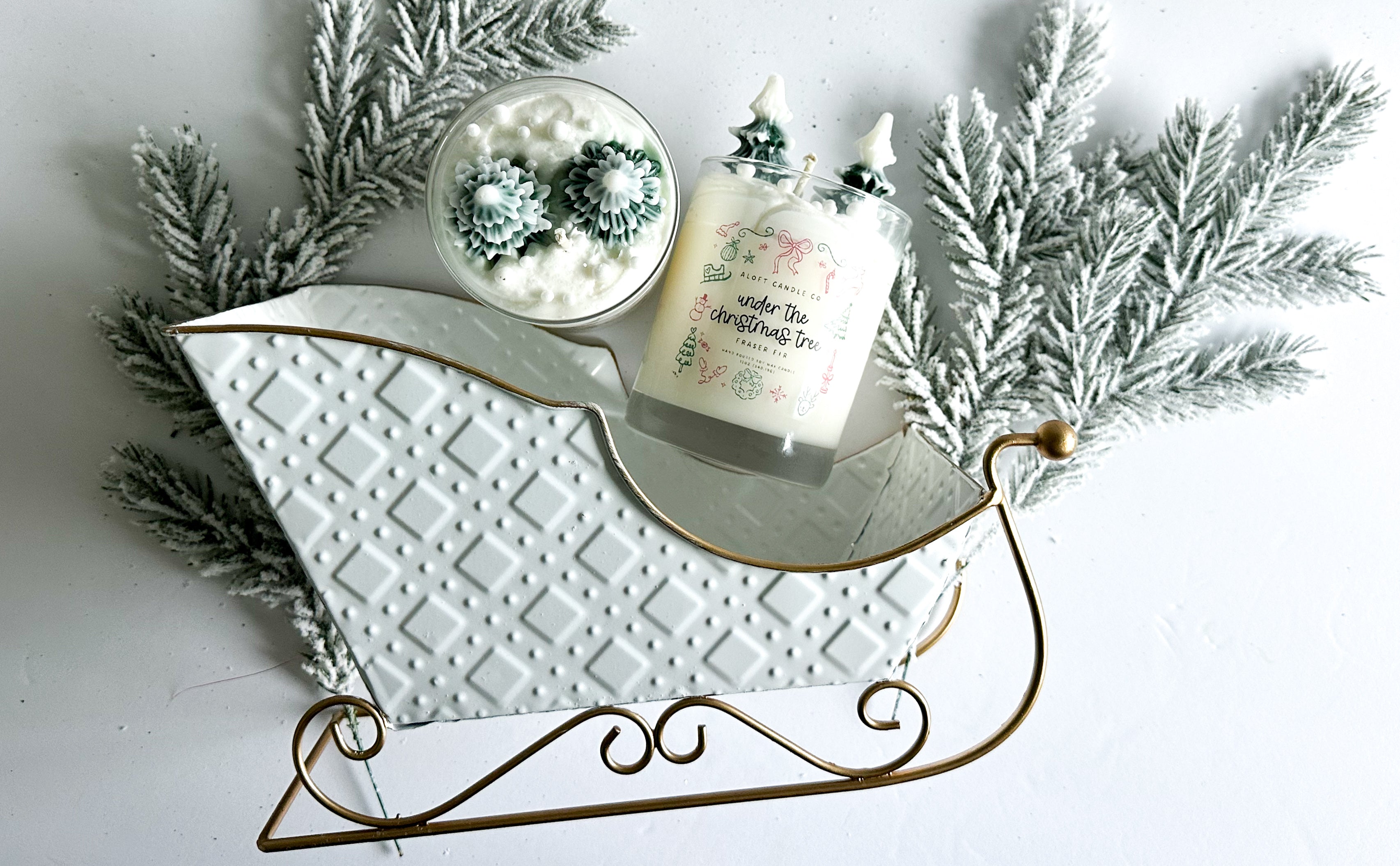 Under the Christmas Tree 12oz Handmade Soy Candle