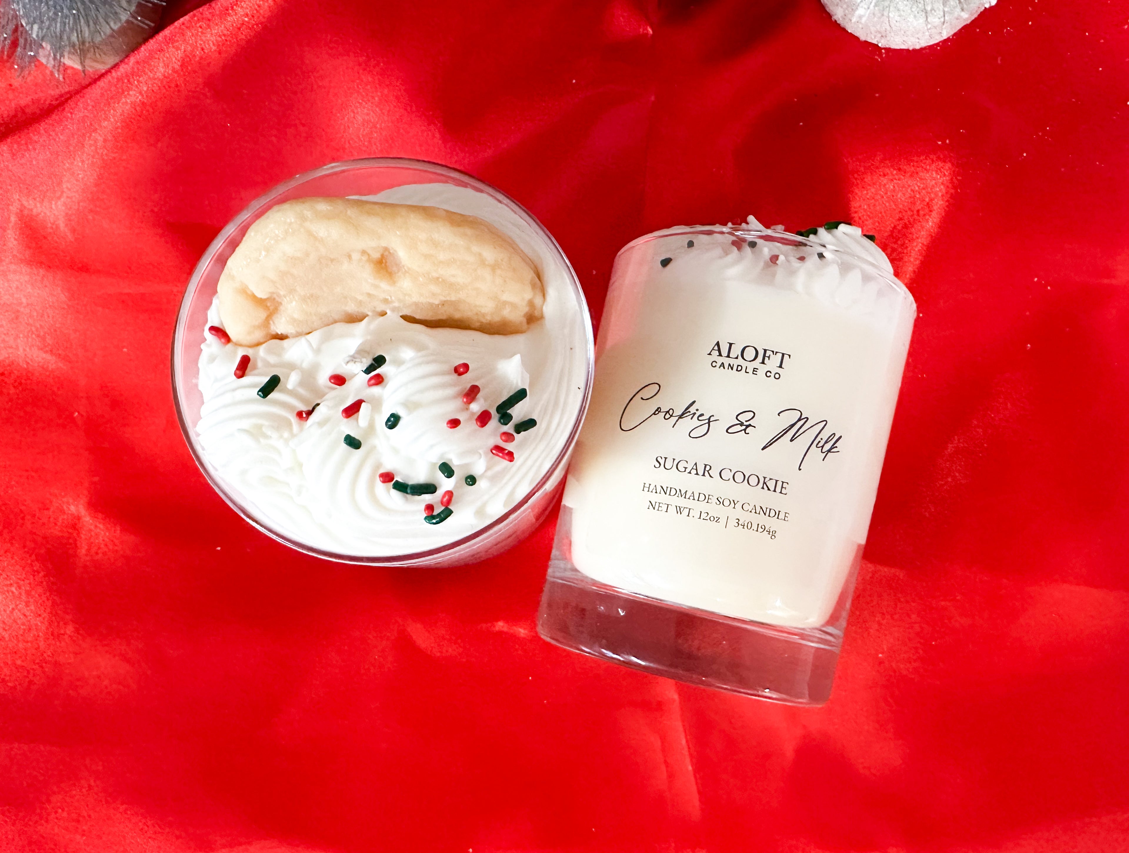 Cookies & Milk 12oz Handmade Soy Candle