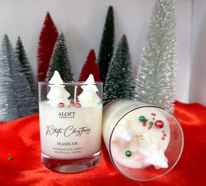 White Christmas 12oz Handmade Soy Candle