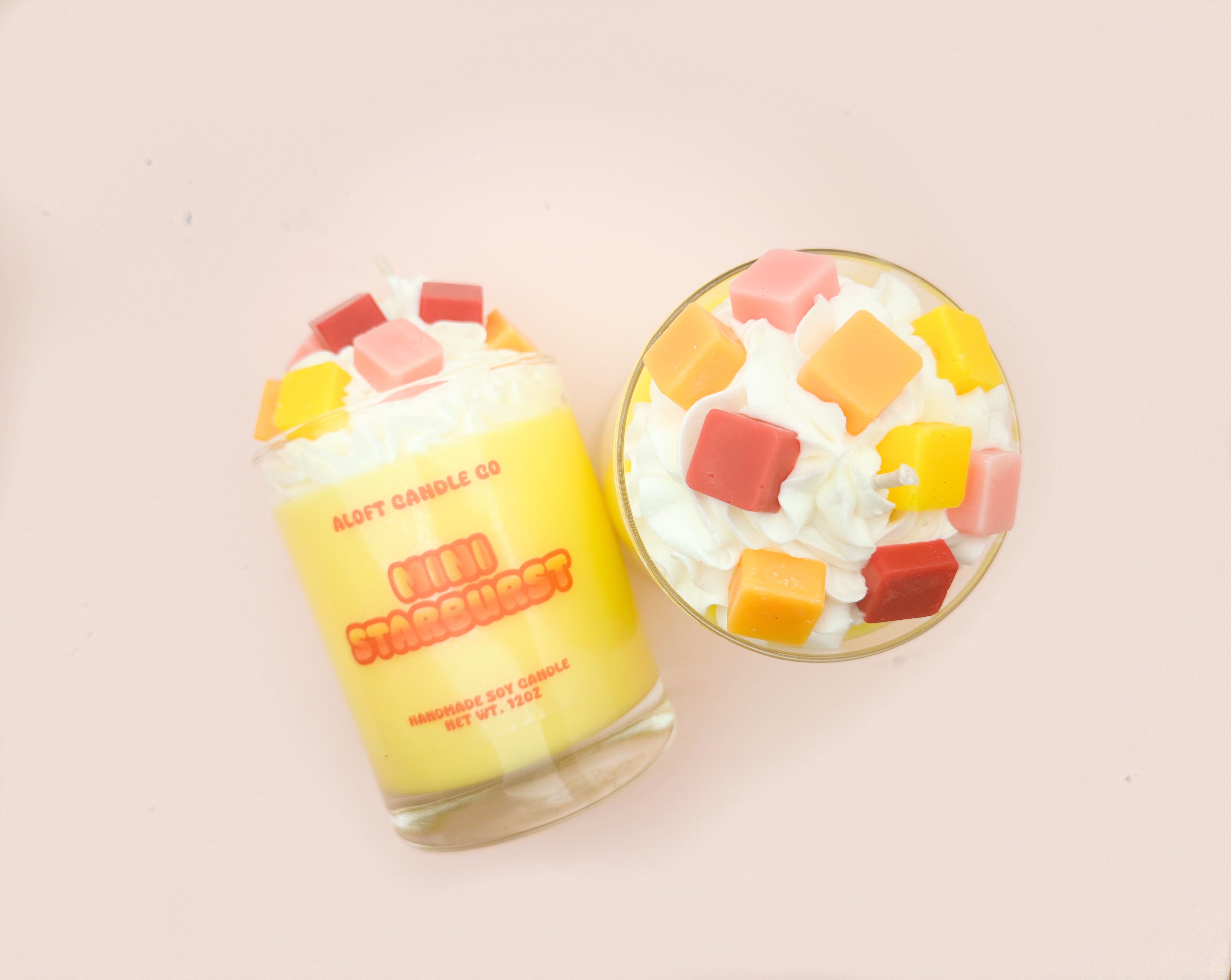 Mini Starburst Handmade Soy Candle 12oz