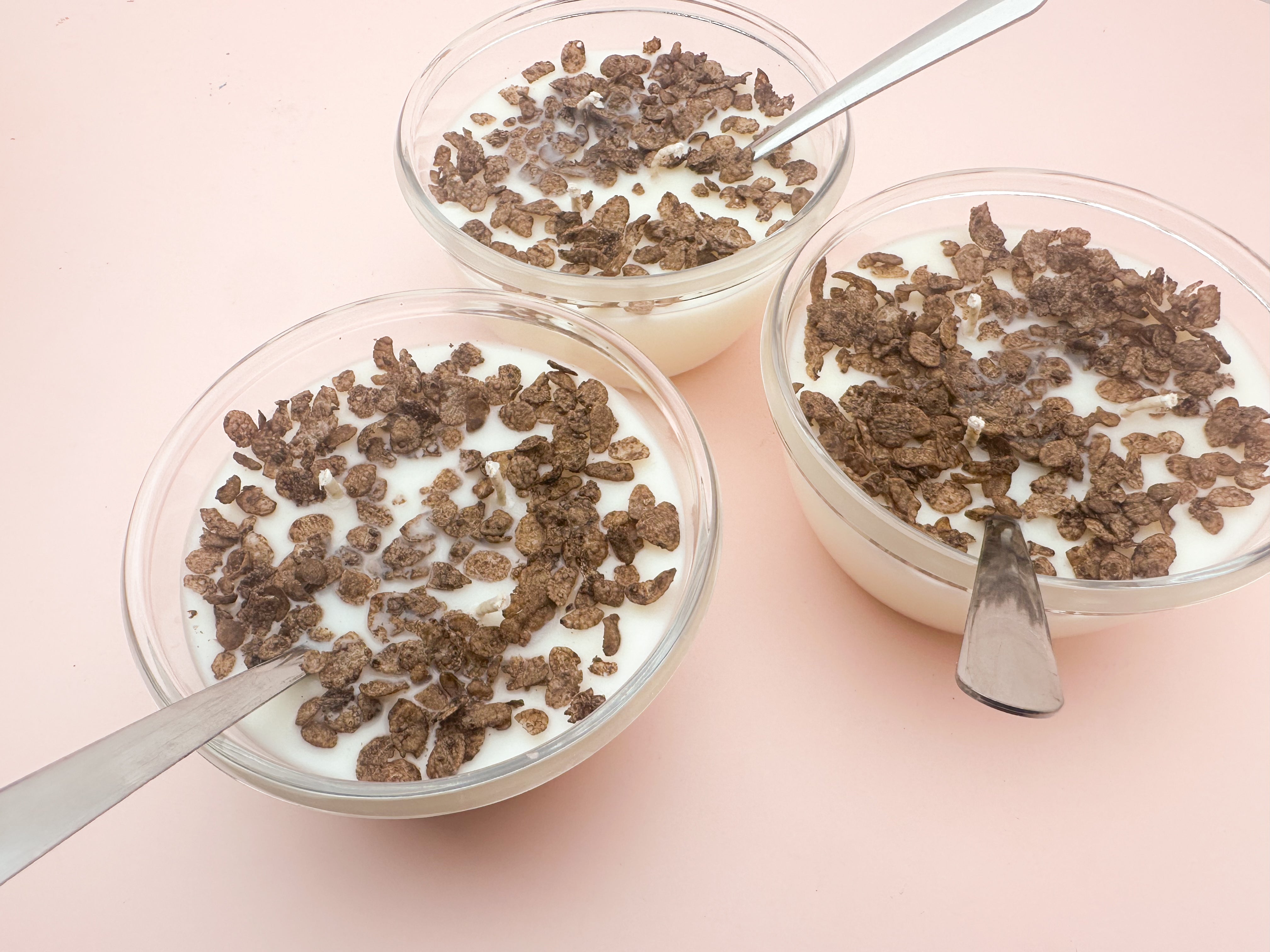 Chocolate Pebbles Milk & Cereal Bowl Handmade Soy Candle 12oz