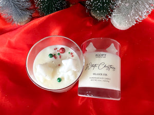 White Christmas 12oz Handmade Soy Candle