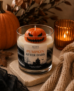 Load image into Gallery viewer, Pumpkin After Dark 12oz Handmade Soy Candle
