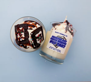 Frosted Hot Fudge Sundae Poptart Handmade Soy Candle 12oz