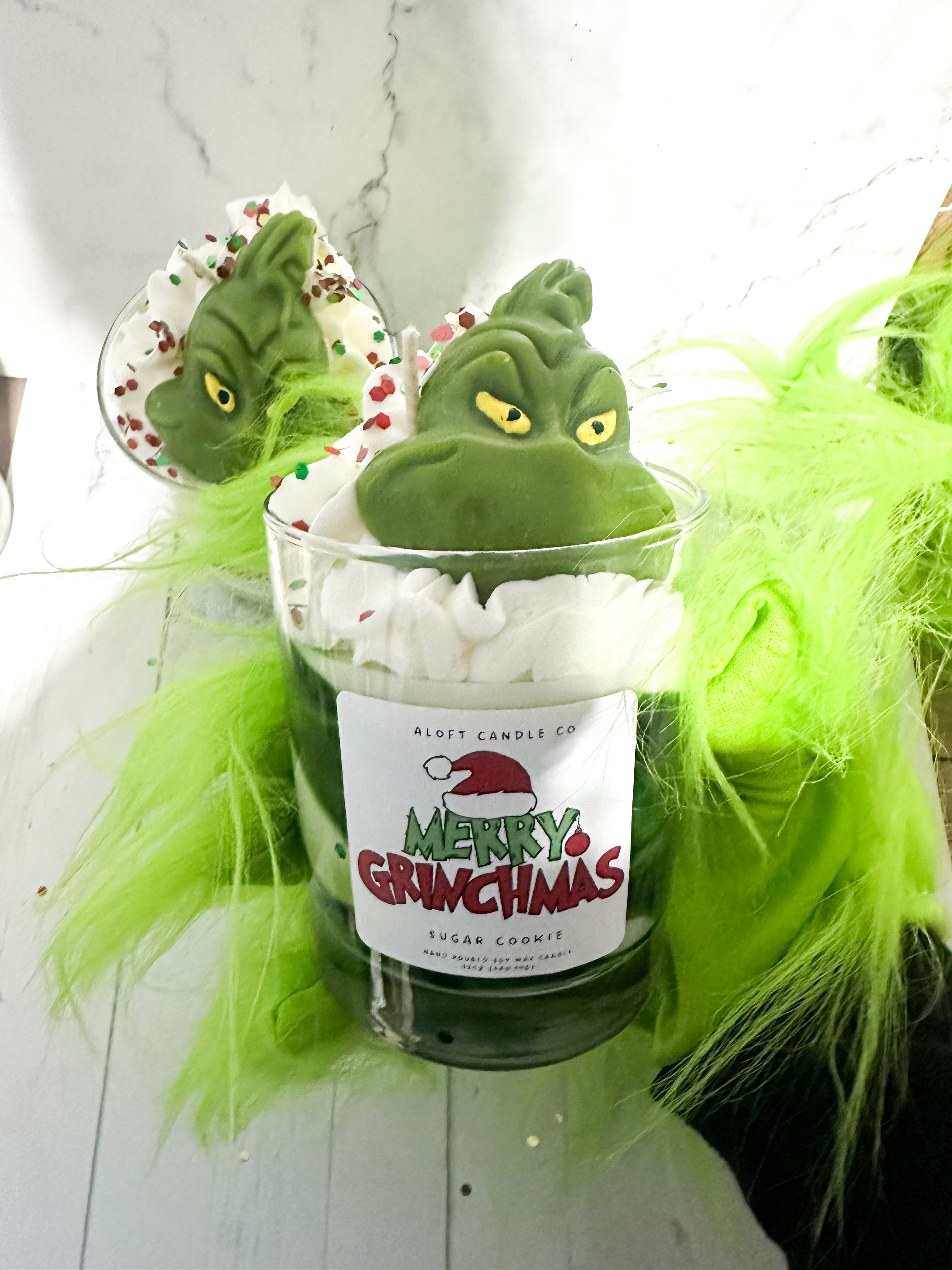 Merry Grinchmas 12oz Handmade Soy Candle