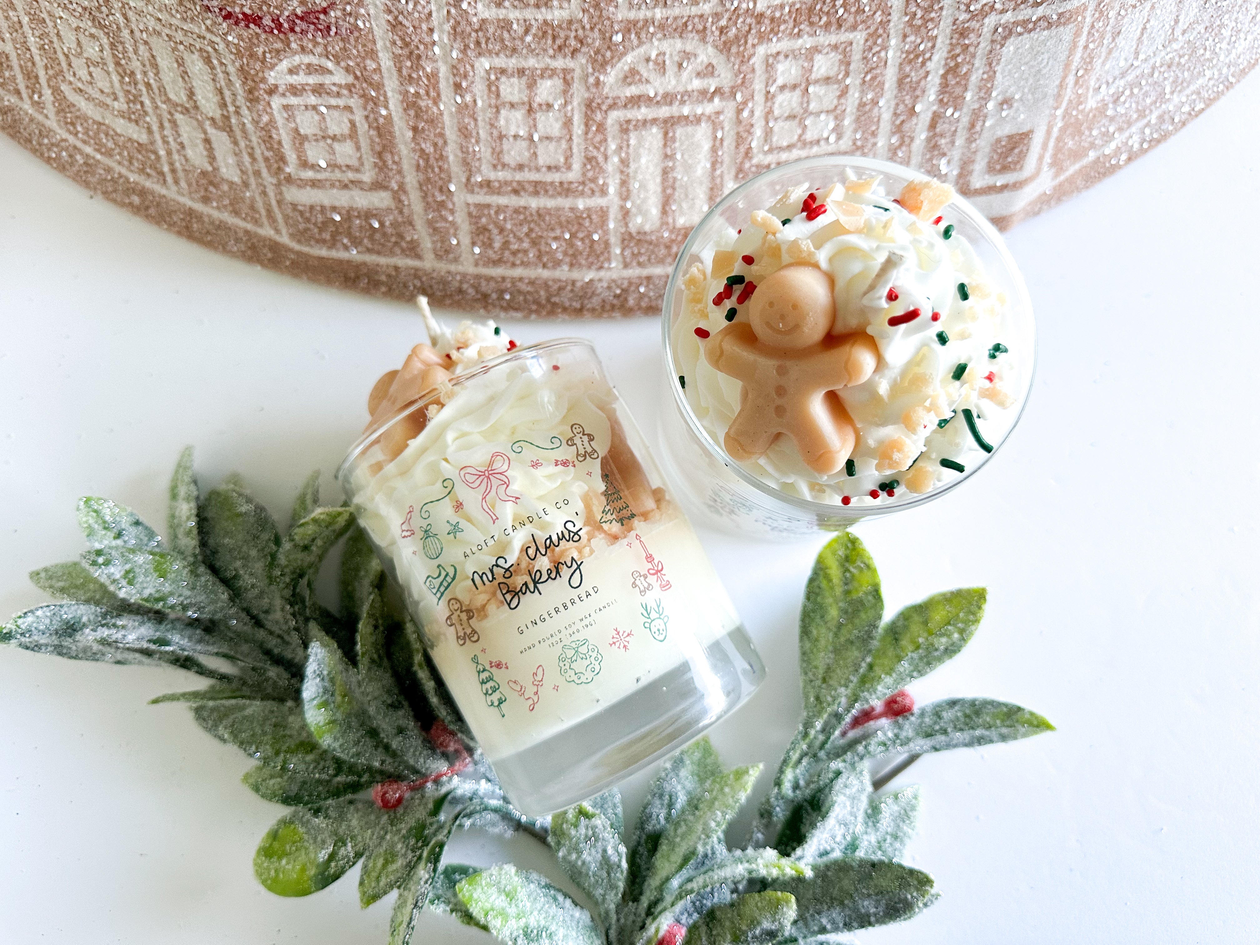 Mrs. Claus Bakery 12oz Handmade Soy Candle