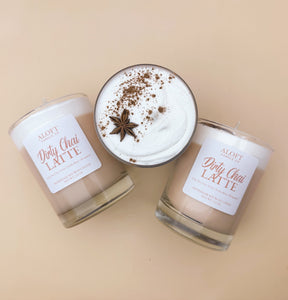 Dirty Chai Latte 12oz Handmade Soy Candle