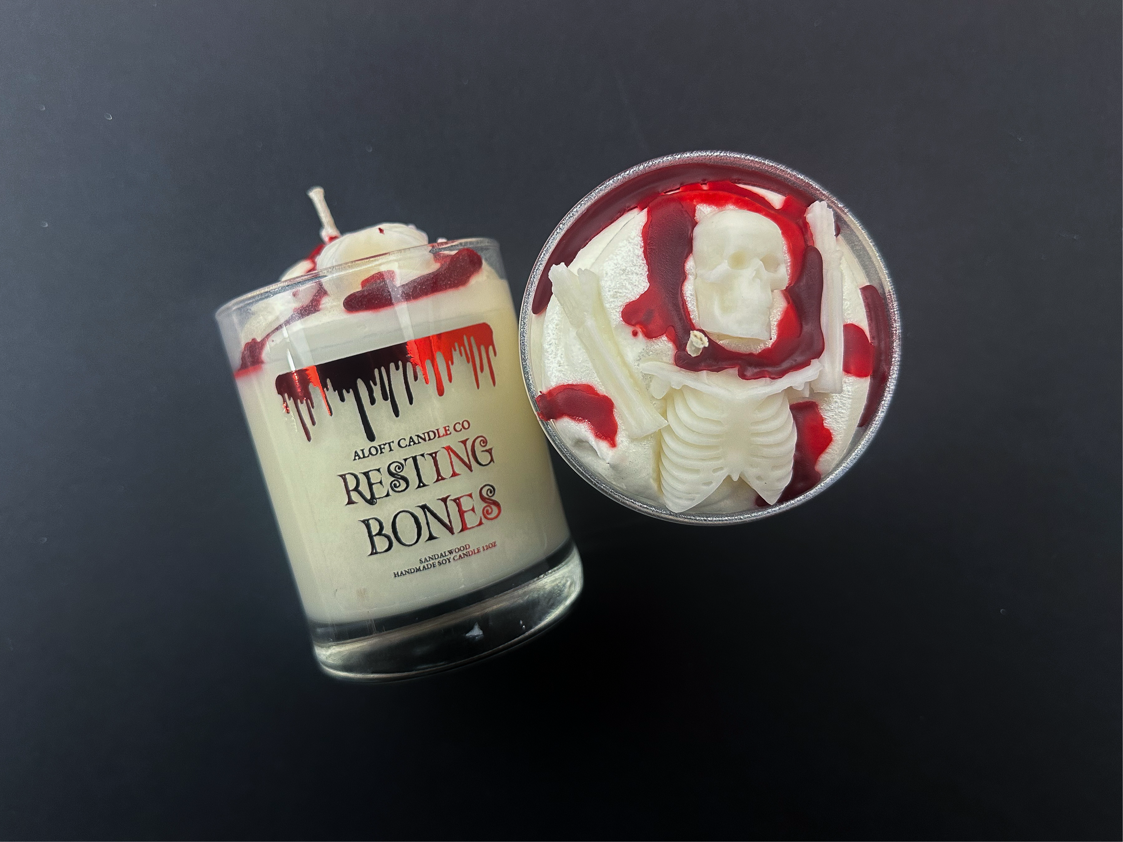 Resting Bones 12oz Handmade Soy Candle