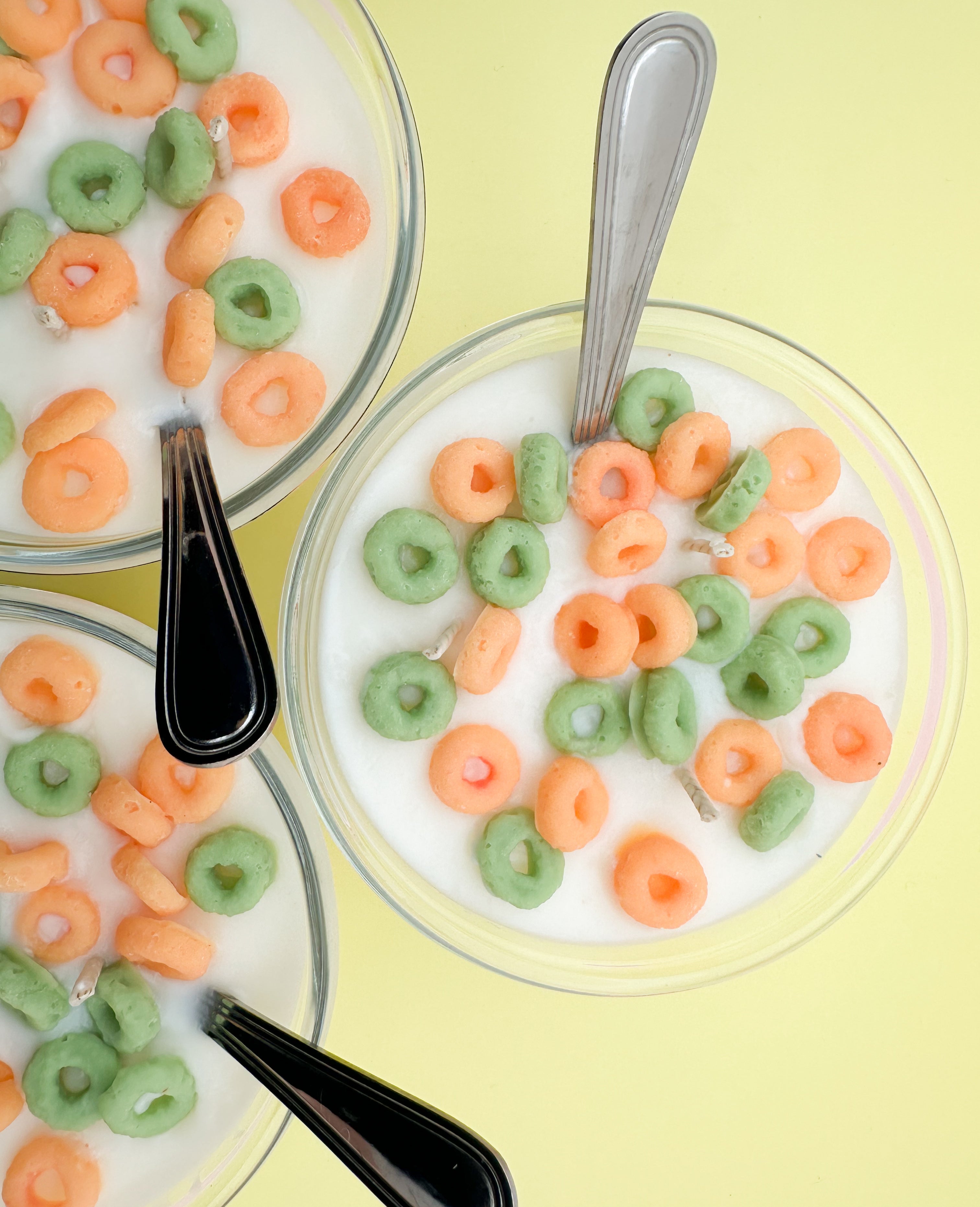 Apple Jack Milk & Cereal Bowl Handmade Soy Candle 12oz