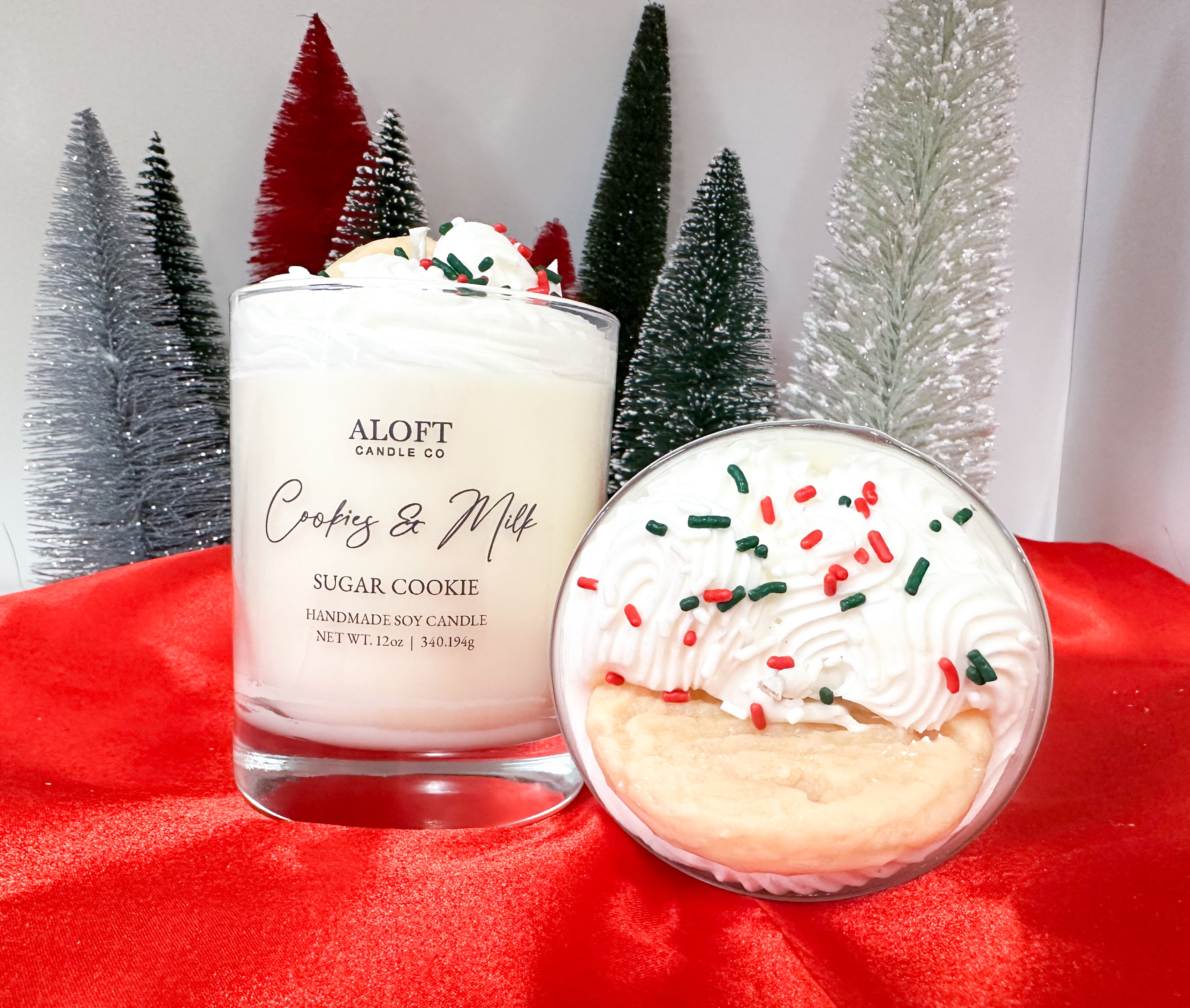 Cookies & Milk 12oz Handmade Soy Candle