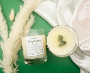 Capricorn Zodiac Handmade Soy Candle 12oz