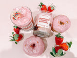 Load image into Gallery viewer, Strawberry Donut &amp; Iced Coffee Handmade Soy Candle 12oz
