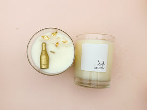 Pop the champagne Handmade Soy Candle 12oz