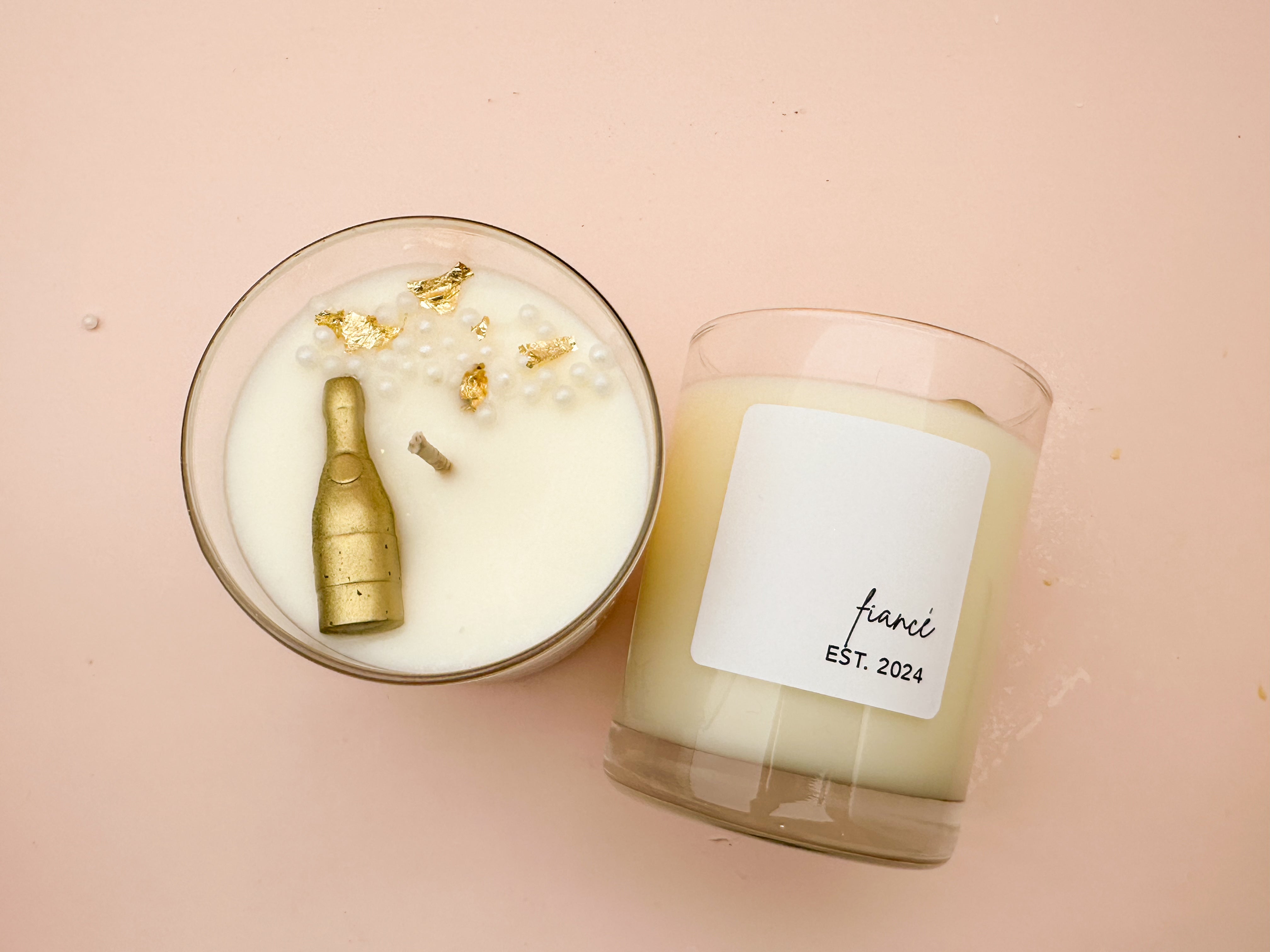 Pop the champagne Handmade Soy Candle 12oz