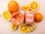 Load image into Gallery viewer, Aperol Spritz Handmade Soy Candle 12oz
