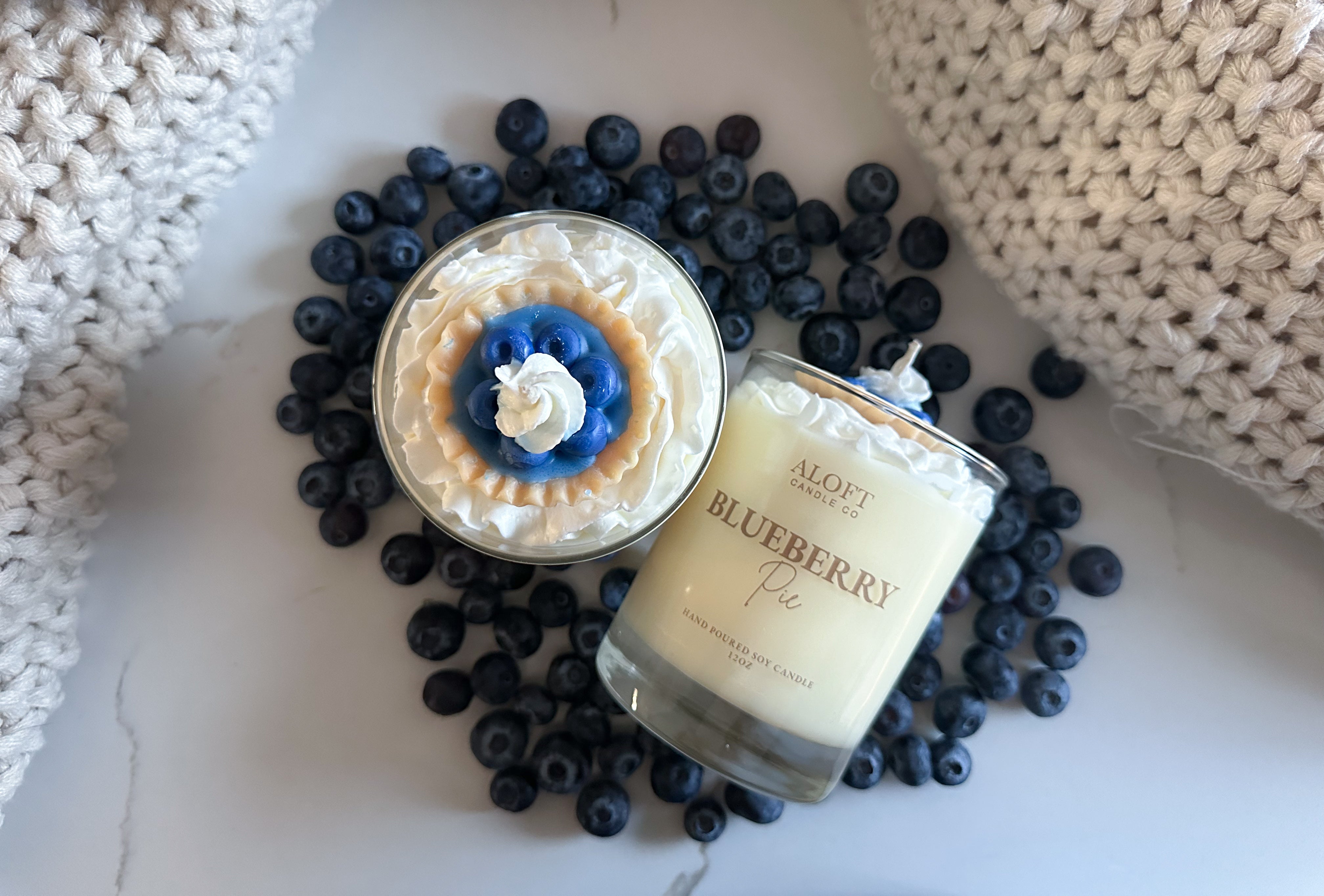 Blueberry Pie 12oz Handmade Soy Candle