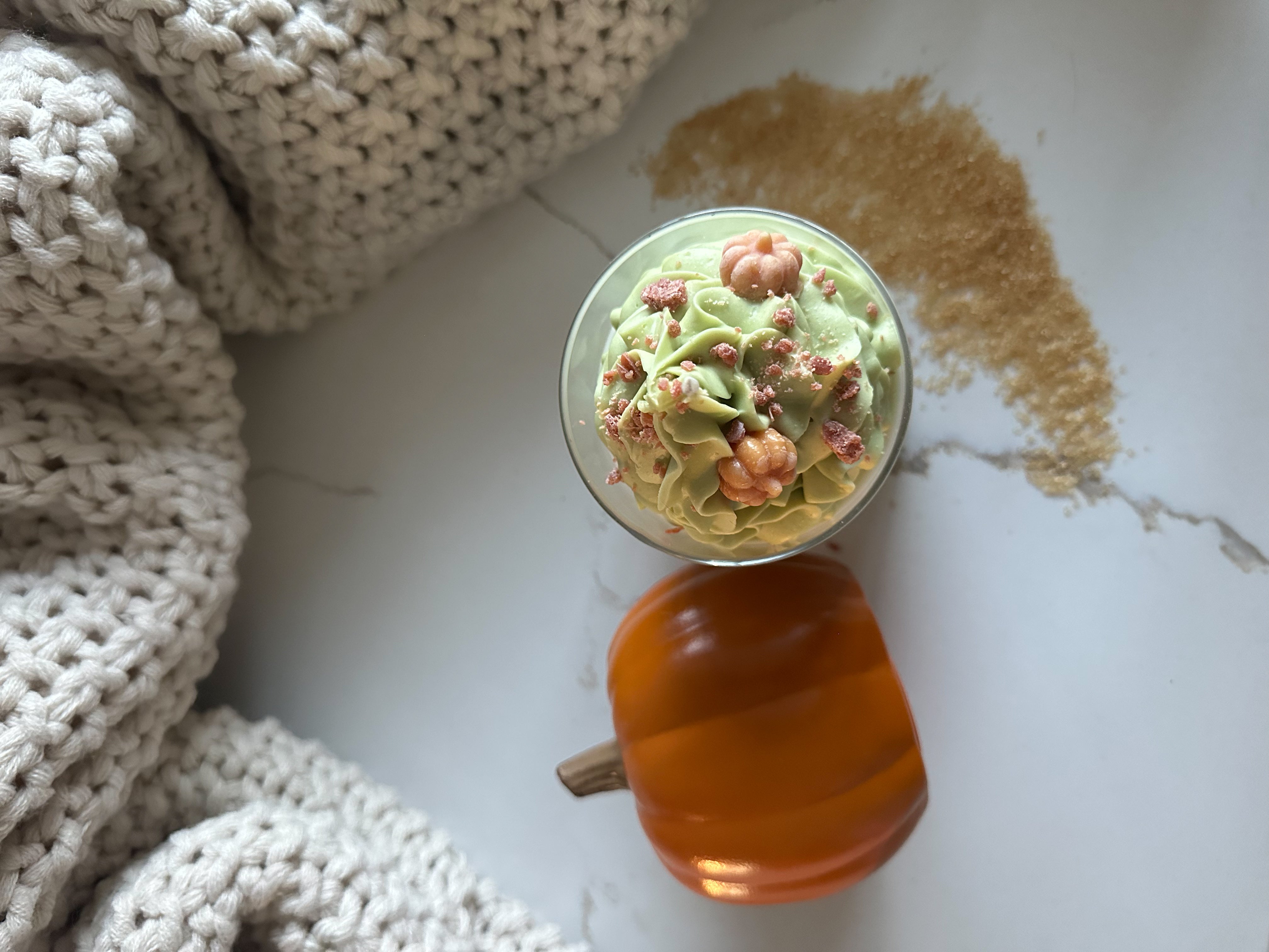 Pumpkin Pistachio 12oz Handmade Soy Candle