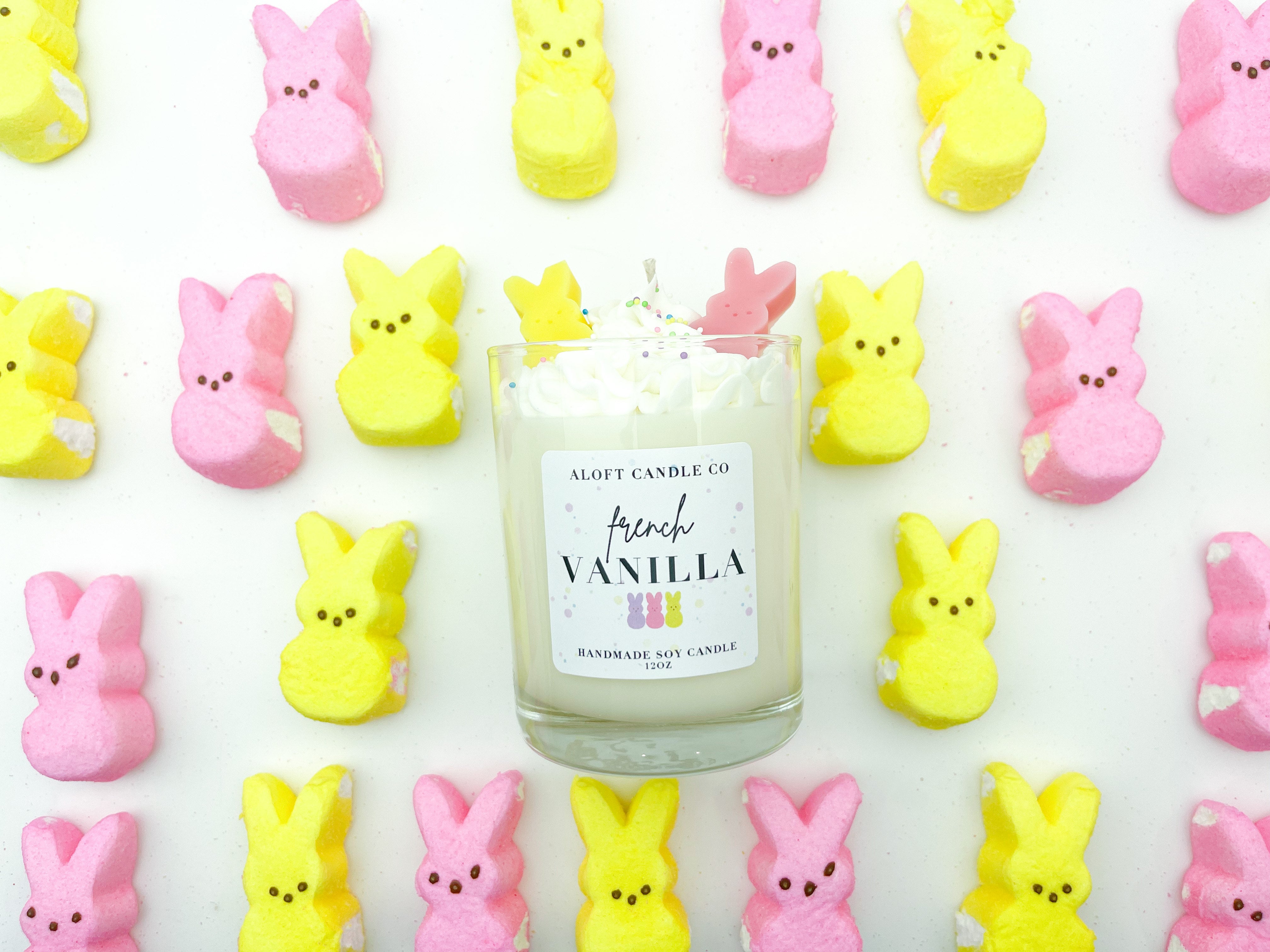 Peeps Bunny 12oz Handmade Soy Candle