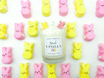 Load image into Gallery viewer, Peeps Bunny 12oz Handmade Soy Candle
