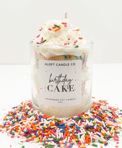 Birthday Cake Trifle Handmade Soy Candle 12oz