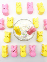 Load image into Gallery viewer, Peeps Bunny 12oz Handmade Soy Candle
